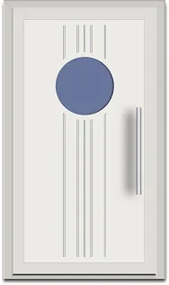 Amsterdam ALU 1.1 — Amsterdam ALU, porta in alluminio Budvar
