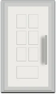 London ALU 1.4 — London ALU, porta in alluminio Budvar