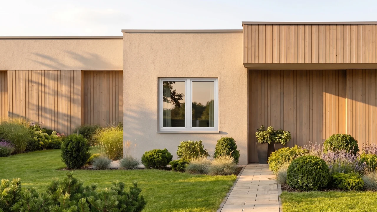 Casa con finestre T-Classic Plus MONO BUDVAR — vista esterna