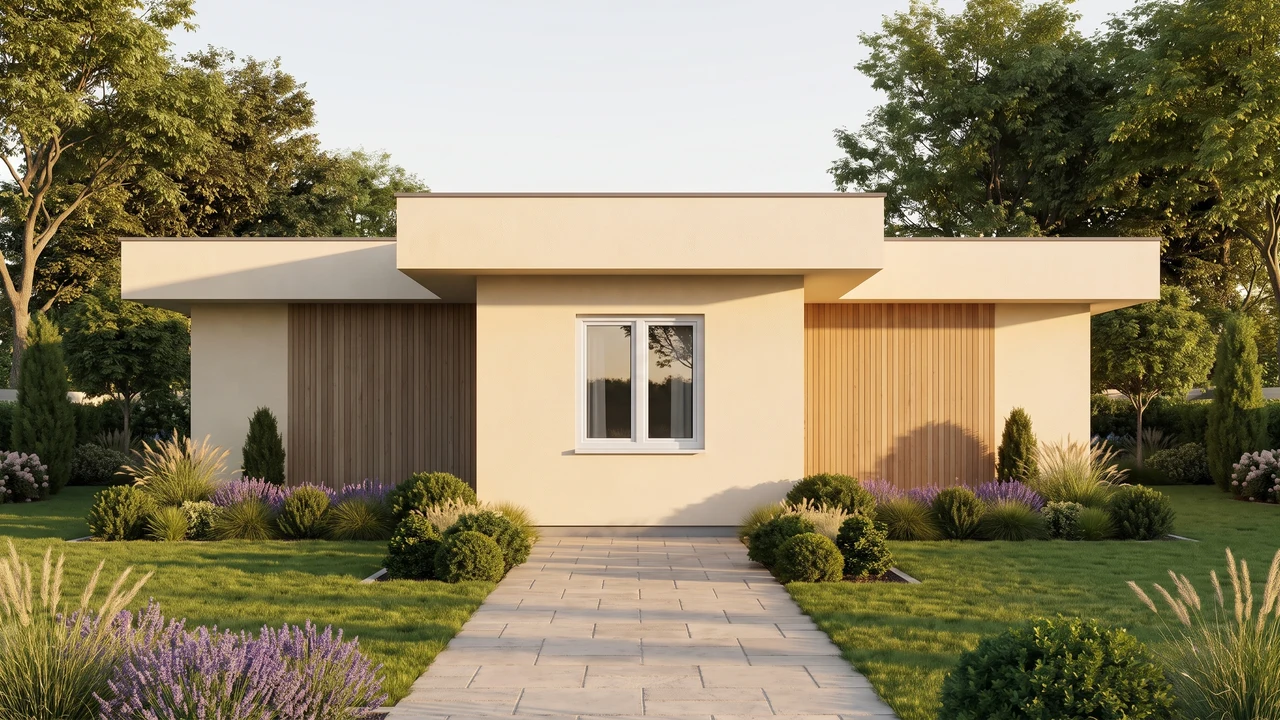Casa con finestre T-Classic Plus BUDVAR — vista esterna