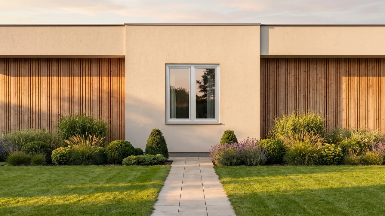 Casa con finestre T-Comfort CH BUDVAR — vista esterna