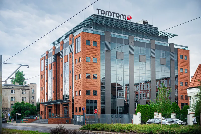TomTom — Biurowiec Agraf — Łódź, Polesie — ul. Żeromskiego